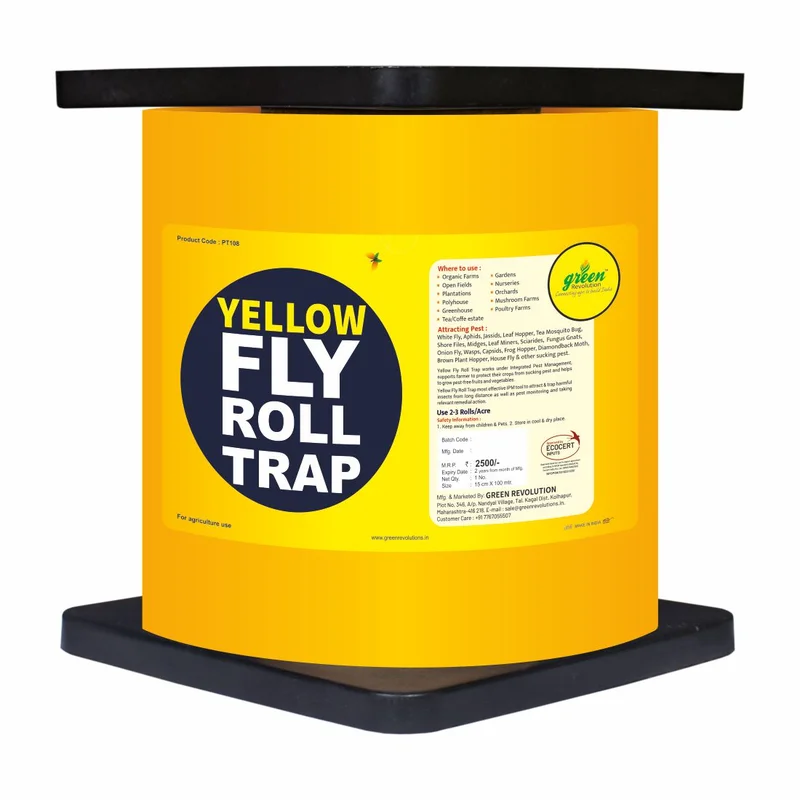 yellow sticky roll trap