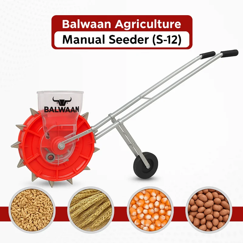balwaan 12 teeth agricultural manual seeder  s-12